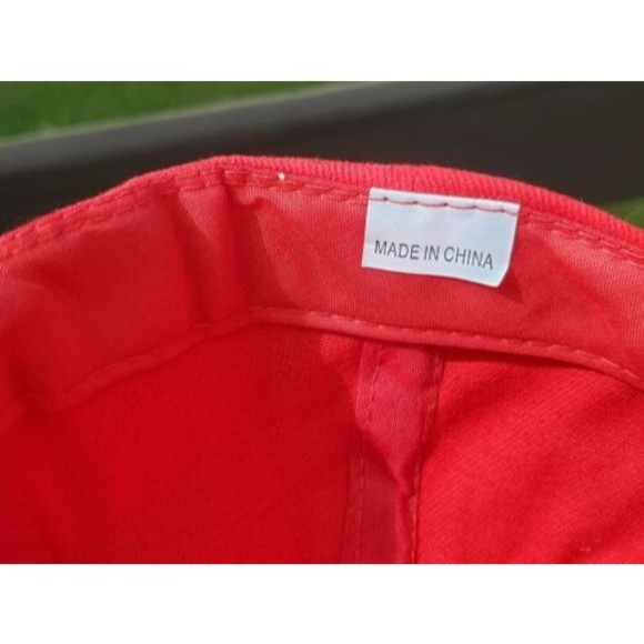 North Carolina Hat Powerball Lottery Cap Red 100% Cotton Adjustable Baseball - Picture 7 of 8